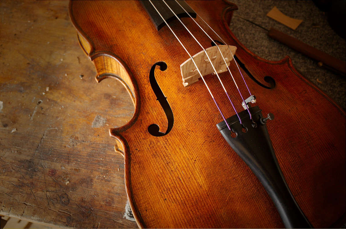 人気SALEAnselmo Bellosio 1787 年イタリア製バイオリン4/4 バイオリン